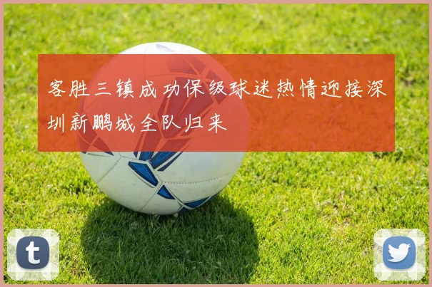客胜三镇成功保级球迷热情迎接深圳新鹏城全队归来