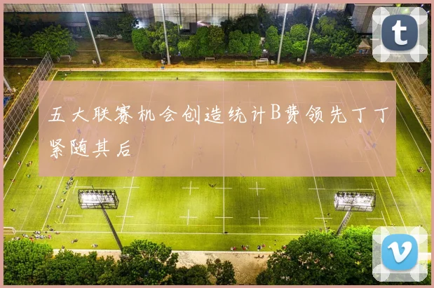 五大联赛机会创造统计B费领先丁丁紧随其后