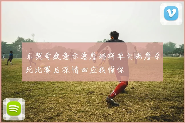 东契奇疲惫示意詹姆斯单打老詹杀死比赛后深情回应我懂你